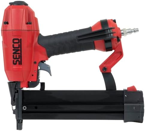 SENCO Pneumatic 4 Piece Finish Kit Includes 3 Air Powered Tools for Finish & Trim Projects: 15 GA finish nailer, 18 GA brad nailer, 18 GA stapler, and storage bag (10S0001N)