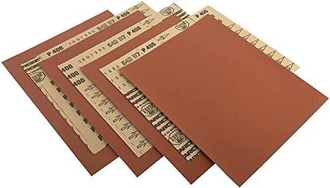 STARCKE 9" x 11" Premium General Purpose Aluminum Oxide Sandpaper Sheets for Wood, Metal, Automotive and Paint (50 Pack, 60 Grit)