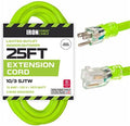 Iron Forge Cable 10 Gauge Extension Cord Heavy Duty, 25 Ft - SJTW