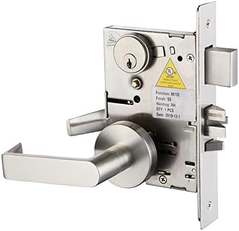 Commercial Heavy Duty Mortise Lock Handle Set for Entrance/Office Front Door F20