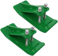 2 Pcs Ski Edge Protector for Snow Removal Spreading Gravel, Green