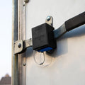 PACLOCK's 81-Series Patented Trailer Door Lock, High Security Rotating Disc, Manufacturer-Controlled Key Assigning, Exclusive Key Number, Keyed Differently w/ 1 Key, Black