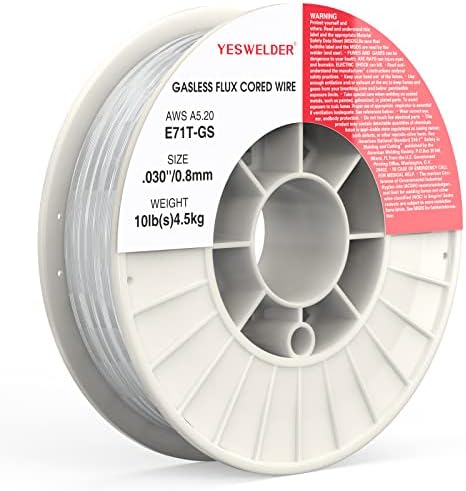 YESWELDER Gasless Flux Core MIG Wire, E71T-GS Mild Carbon Steel