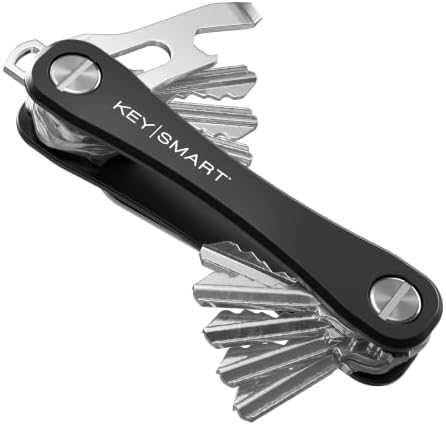 KeySmart Rugged Keychain Multitool Key Holder, Up to 14 Keys