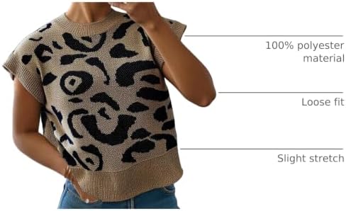 SOLY HUX Women's Short Sleeve Business Casual Sweater