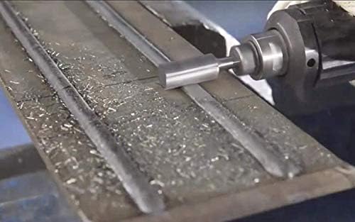 Carbide Burr Set 1/4" Shank SA-3 Die Grinder Bits Tungsten Double Cut Burr Bits (3/8" Cutter Dia X 0.86" Cutter Length) for Die Grinder Kits Metal Grinding Drilling Polishing (5pcs)