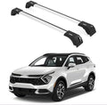 ERKUL Roof Rack Cross Bars for 2023-2026 Kia Sportage SX, SX Prestige, Hybrid EX | Aluminum Crossbars with Anti Theft Lock for Rooftop | Compatible with Flush Rails - Silver