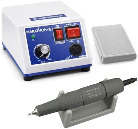 N3 Marathon Micromotor Polisher with 35K RPM Micro Motor Handle Jewelry,Ceramics,Silicone,Glasswork,Woodcarving. (N3, N)