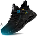 LAoutun Steel Toe Shoes for Men Work Shoes Safety Sneakers Lightweight
