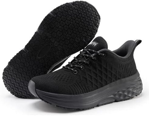 AVW Womens Non Slip Work Shoes Walking Sneakers Food Service Kitchen Shoes