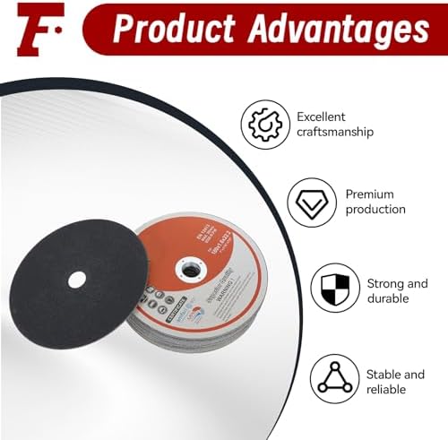 25 Pack 7"x1/16"x7/8" Cut-Off Wheel - Metal & Stainless Steel Cutting Discs