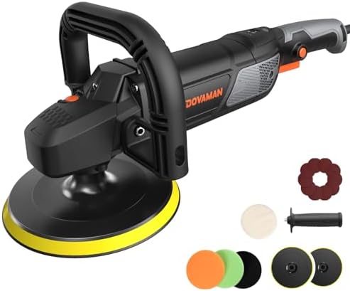 Buffer Polisher Kit for Car 12.5Amp 6 Inch/7 Inch Rotary Car Polisher Waxer