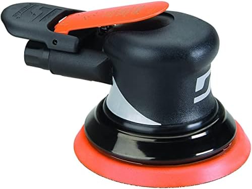 Dynabrade (56880) Dynorbital Supreme 5" (127 mm) Diameter Random Orbital Sander, Non-Vacuum | Proportionate 3/8" (10 mm) Diameter Orbit | 12000 RPM Pneumatic Motor