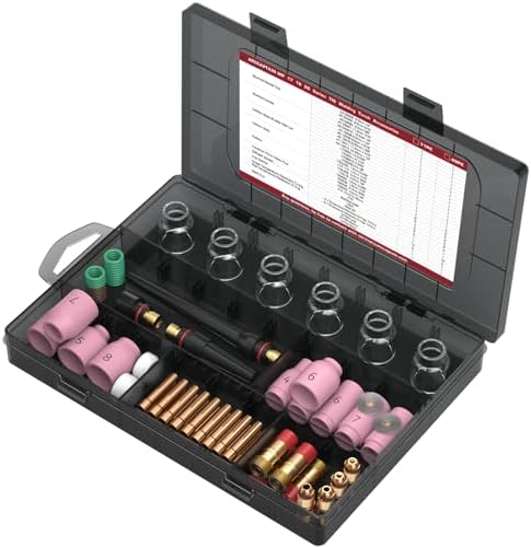 ARCCAPTAIN 71 Pcs TIG Welding Torch Accessories Kit for WP-17/18/26