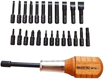Grace USA - Gunsmith 24 Bit Mag Tip Screwdriver Set - GRMT24 - Gunsmith Tools - Screwdrivers