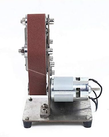 Mini Electric Belt Sander DIY Polishing Grinder Sharpener Machine Ac 110V 100W 775/895 Spindle Motor (775 Motor)