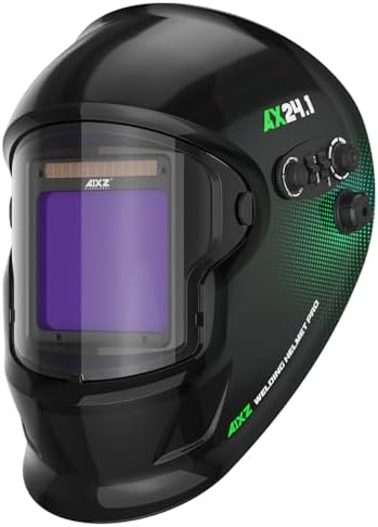 Welding Helmet True Color,Large Viewing Screen Auto Darkening Welding Hood with 4 Arc Sensor Shade 4-5/5-9/9-13 for MIG TIG MMA Grinding Welder Helmet