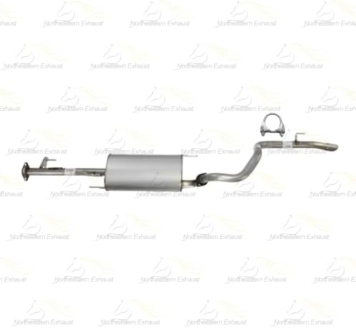 Exhaust Muffler, Tailpipe System Kit Compatible with Toyota 4Runner 2010-2023 4.0L | Stainless Steel | Northeastern Exhaust | Includes Gaskets, Clamp and Bolt Kit | Direct-Fit Replacement