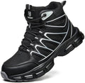 Hogent Steel Toe Shoes for Men Women - Non Slip & Lightweight Work Shoes