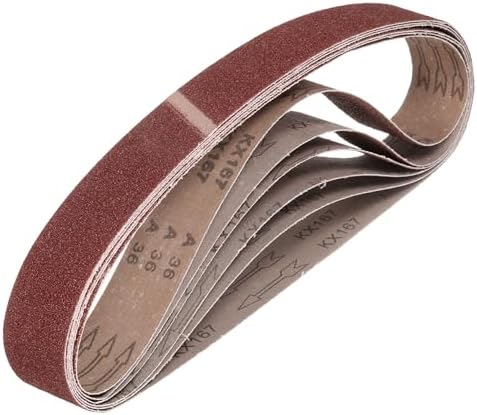 HARFINGTON 2 x 48 Inch Sanding Belts, 6 Pcs 36 Grit Aluminum Oxide