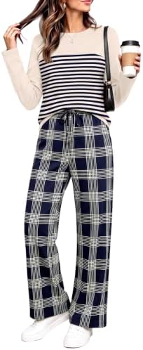 WIHOLL Two Piece Sets for Women Fall Outfits Casual Matching Lounge Sets