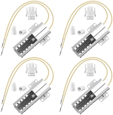 4 Pcs Gas Oven Igniter Compatible with WB13K21, IG9998, AP2020569 PS231280