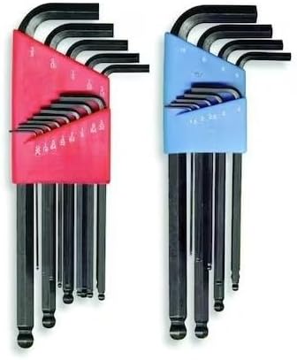 13222 For Eklind,Combination Ball-Hex-L Key Set 0.050" to 3/8"&1.5mm
