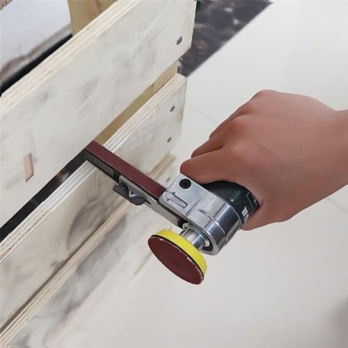 Grinder， Electric Belt Sander Mini Belt Sander Electric Grinder Small Grinding Machine Hand-held Electric Belt Sander