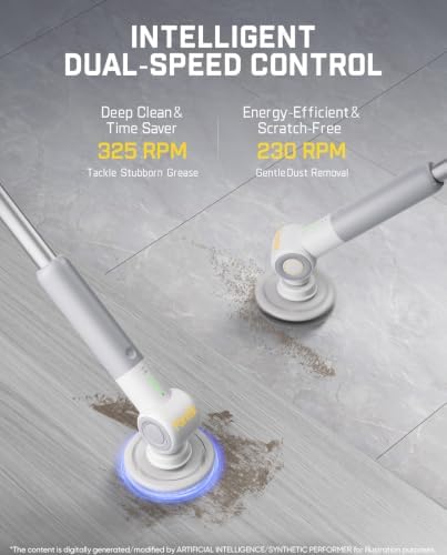 Fanttik Flip G9 Pro Electric Scrubber, VoltiPulse Motor, for Bathroom