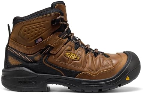 KEEN Utility Men's Targhee IV Waterproof Work Boot (Carbon Toe)