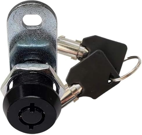 5/8" Tubular Cam Lock (180° Black, 1-Pack) RV Toolbox Cabinet Replacement