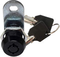 5/8" Tubular Cam Lock (180° Black, 1-Pack) RV Toolbox Cabinet Replacement