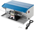 Bench Buffer Polisher, Bench Buffer Grinder Polishing 500W Jewelry Polisher 30-50 Db Noise Level 0-10000rpm Stepless Speed Adjustment Heat Dissipation Holes Indicator Light