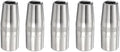 HARFINGTON 5pcs Mig Welding Gun Nozzle 1/2" Orifice KP2742-1-50R Gas Welding Gun Nozzle Copper Nickel Plating Welding Gun Accessory for 250L PRO Curve 200 MIG Gun 200A/300A/400A Parts