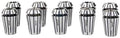 Ultra TIR 0.0002" Precision ER20 Collet Set INCH 11PC for CNC Engraving Machine & milling Lathe Tool 1/8 to 1/2
