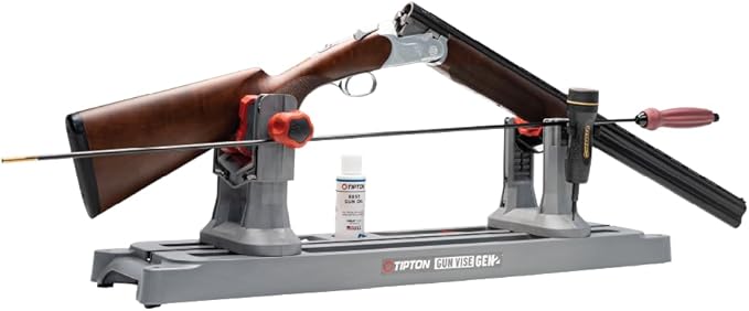 Tipton Gun Vise Gen 2 with 6 Mounting Positions, Adjustable Height, Universal Rubber Gun Clamp, for Gun Maintenance, Cleaning, and Gunsmithing