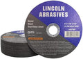 25 Pc 6" x 1/16" x 7/8" Cut-Off Wheels Lincoln Abrasives Metal & Stainless Steel