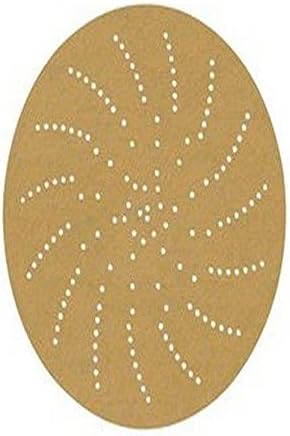 3M Hookit Gold Disc Dust Free 236U, 01081, 6 in, P120 Grade, 100 Discs, Automotive Abrasive Discs