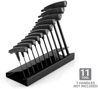 TEKTON 11-Tool Hex T-Handle Key Metal Stand (5/64-3/8 in.) | OKH61501