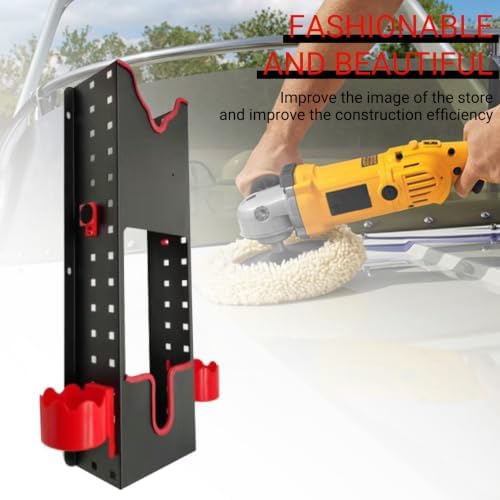 Polishing Buffer Holder Wall Mount, Rotary Polisher Storage Rack