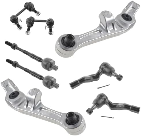 TRQ Front Steering & Suspension Kit Control Arm Sway Bar Stabilizer Link