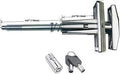 Dixie Narco T-Handle Replacement Whole Set Assembled with High Security Lock (Chrome Pack of 1, Assembled w/Tubular Lock)