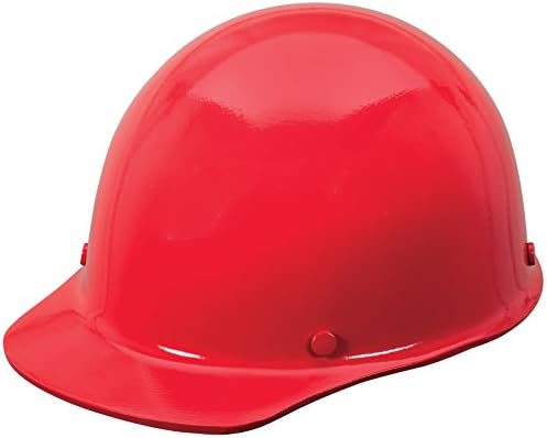 MSA Skullgard Cap Style Safety Hard Hat with Suspension - Non-Slotted Cap, Made of Phenolic Resin, Radiant Heat Loads up to 350F | Fas-Trac III Ratchet Suspension