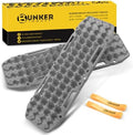 BUNKER INDUST Off Road Traction Boards, Pair Recovery Tracks Traction Mat for 4x4 Truck Jeep Mud, Snow, Sand Ramp-Grey Emergency Tire Traction Pads (Gen 10th)