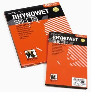 INDASA Redline XL RHYNOWET Sheets 9" X 11" 400 GRIT 50/Box
