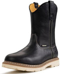 SUREWAY 10in Mens Soft/Steel Toe Waterproof Wellington Work Boot
