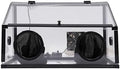 Fully Enclosed Electric Grinding Table Polisher Dust Box Acrylic Cover+LED Light