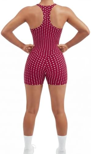 SUUKSESS Women 2 Piece Workout Sets High Waisted Biker Shorts with Pockets Built in bra Racerback Tank Tops