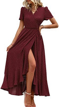 PRETTYGARDEN Women's Boho Floral Summer Maxi Dresses
