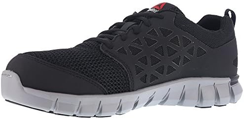 Reebok Men's Rb4041 Sublite Cushion Safety Toe Athletic Work Shoe Black